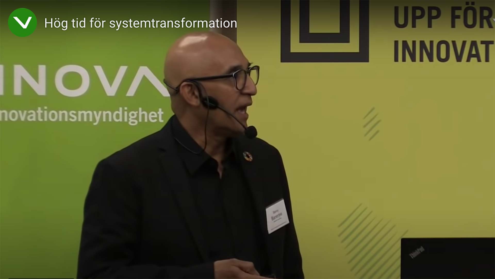 Hög tid för systemtransformation – Banny Banerjee, Director of Stanford Changeslabs